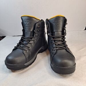 Hi-Tech X-T Trencher Workboot Soft Toe Men's Size 10.5 Black Leather/Manmade
